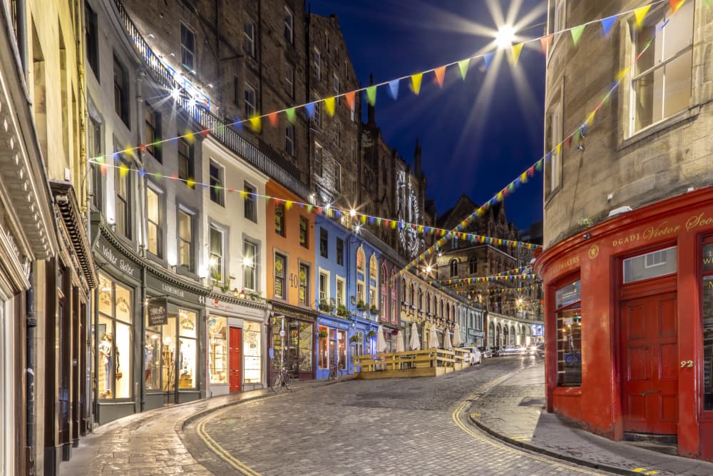 Victoria Street Evening Charm by Melanie Viola — canvas wall art
