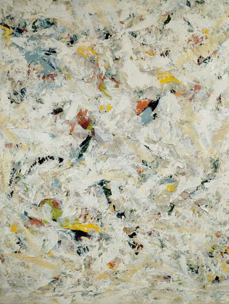 Dynamic Abstract Layers by Michael Cross — canvas wall art