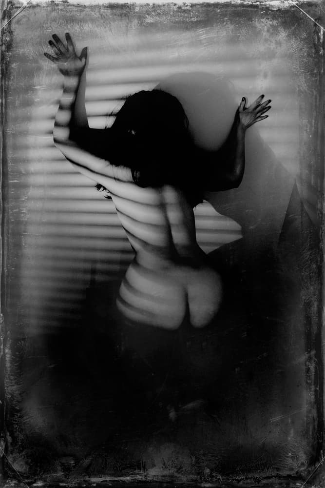 Sensual Shadow Stripes by Bogdan Bouşcă — canvas wall art