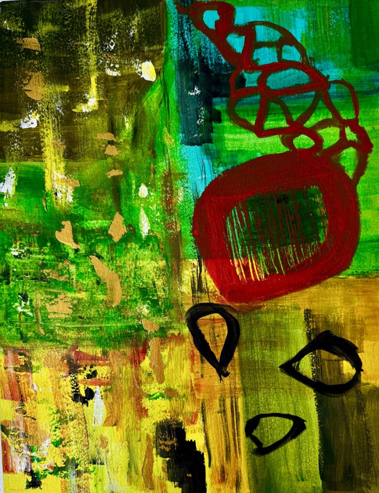 Vibrant Abstract Flow by Preston Harmon — canvas wall art