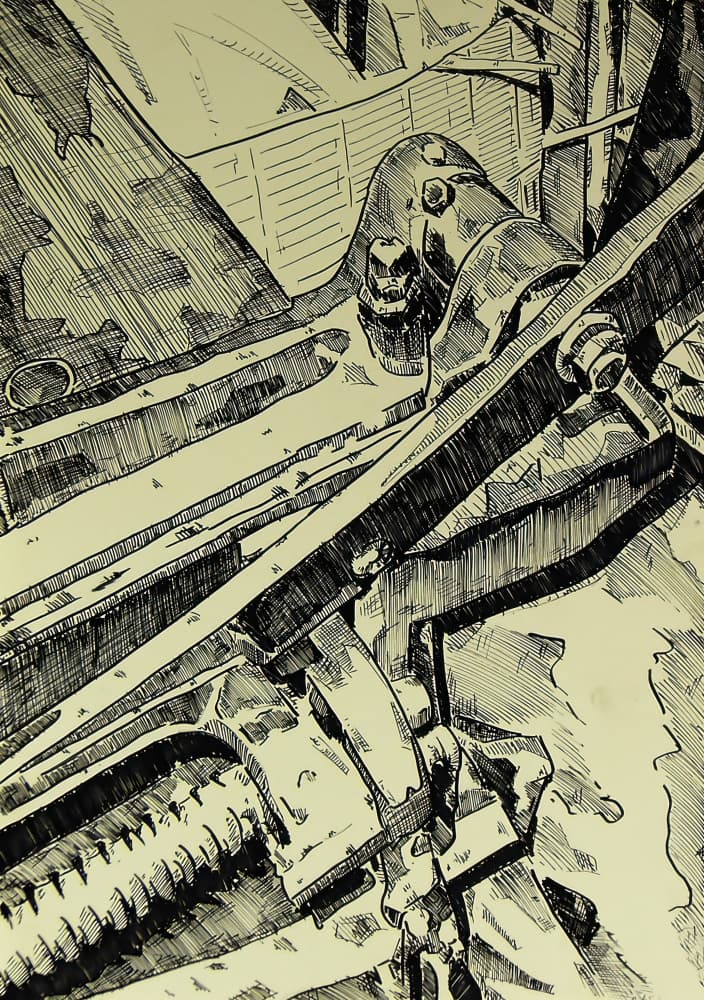 Industrial Machine Detail by Kulik — canvas wall art