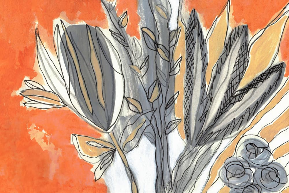 Modern Botanical Study by Lori Ann Folz — canvas wall art