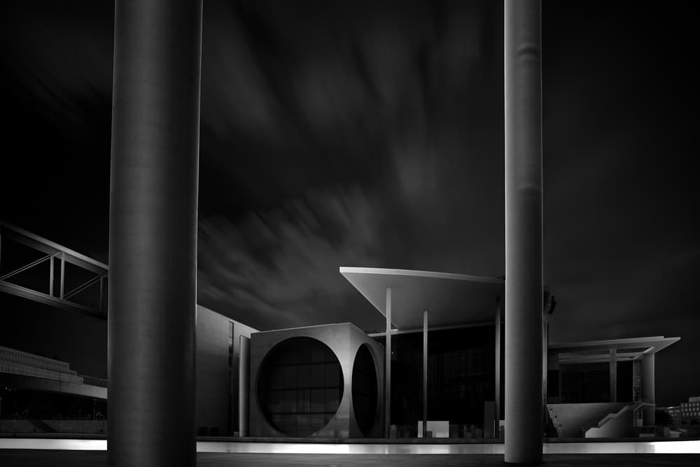 Architectural Nightscape by Matthias Hefner — canvas wall art