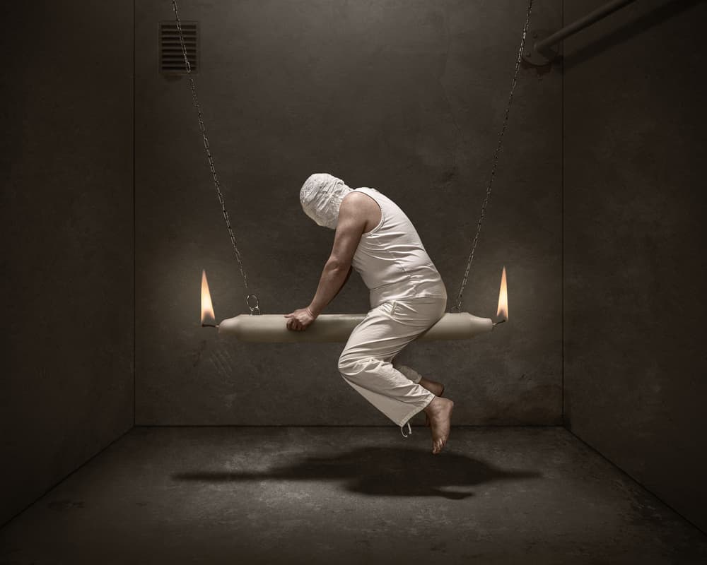 Burning Time by Petri Damstén — canvas wall art