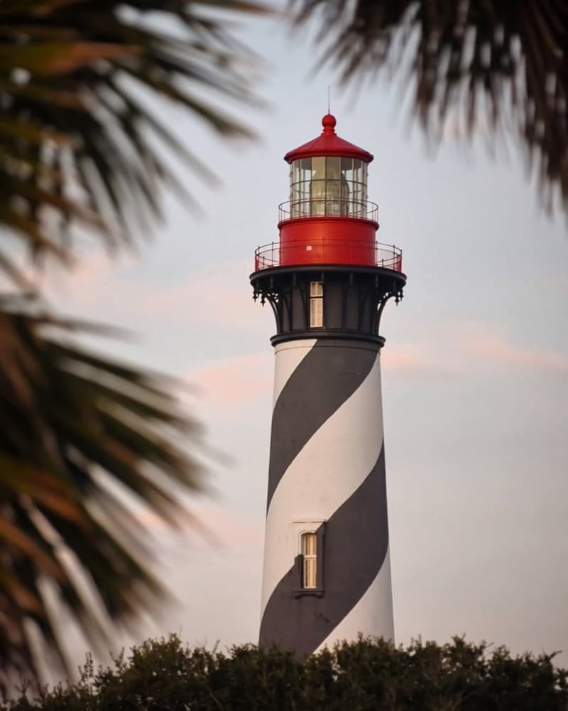 Coastal Lighthouse Red Top by Del Mundo Imagery — canvas wall art