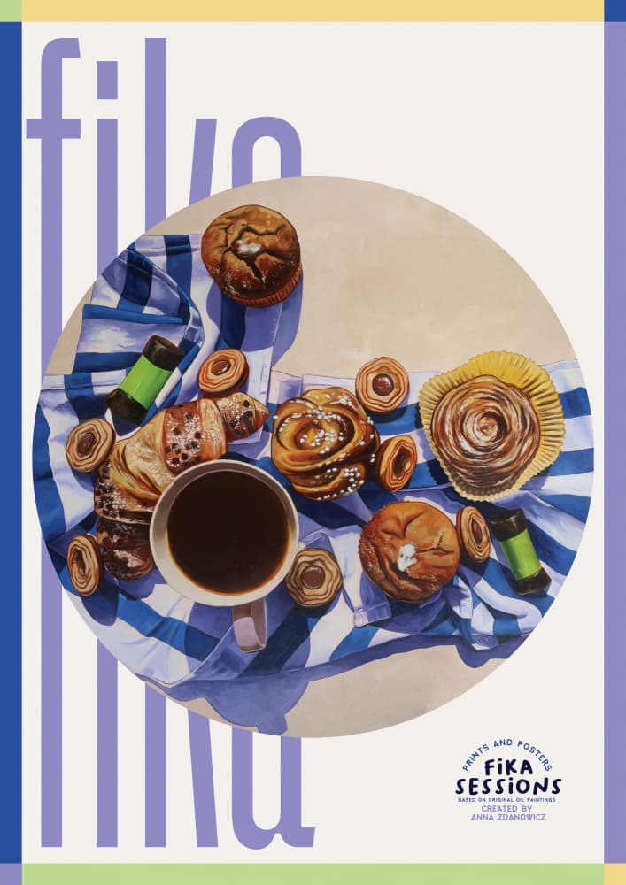 Swedish Fika Treats by Anna Zdanowicz — canvas wall art