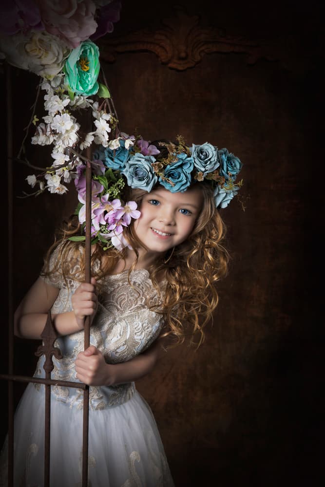 Smiling Flower Child by Carola Kayen-Mouthaan — canvas wall art