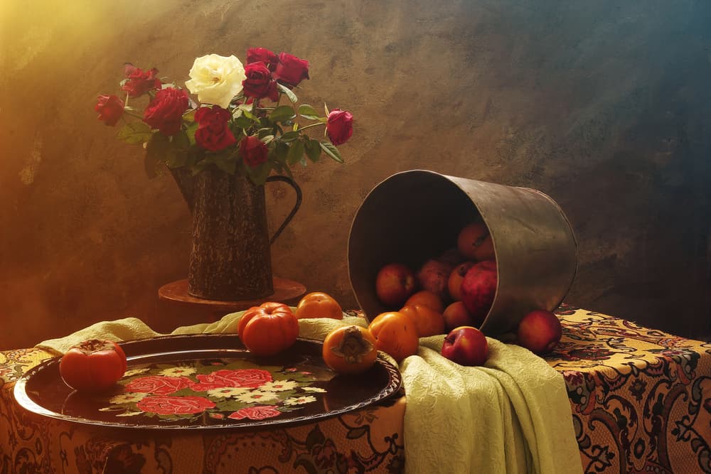 Rustic Still Life Harvest by UstinaGreen — canvas wall art