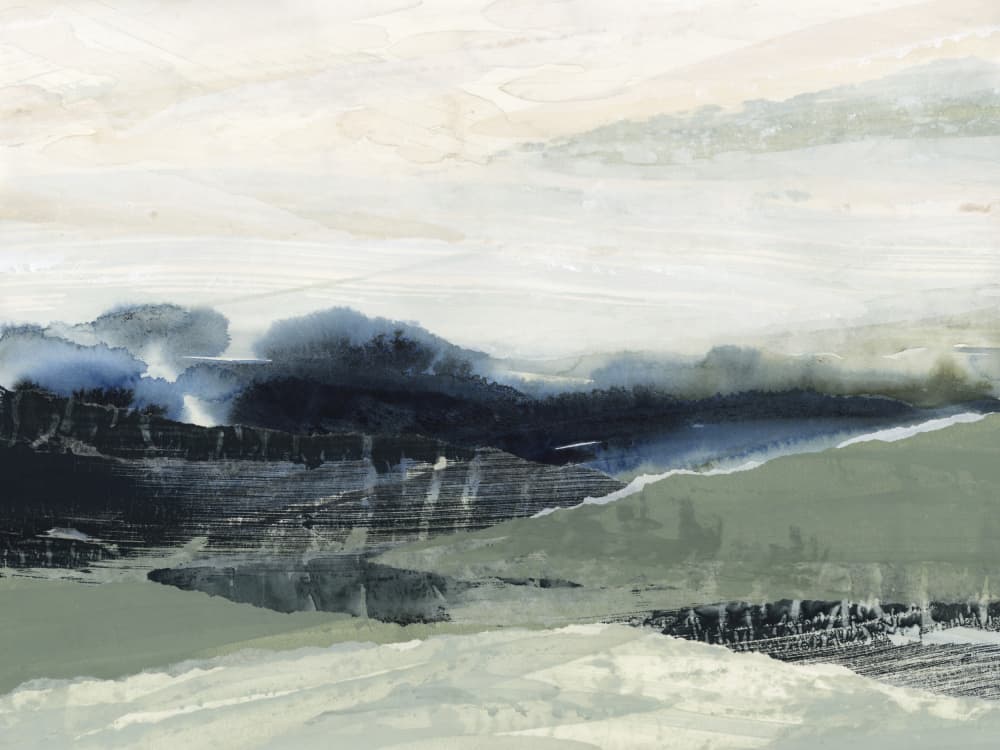 Serene Abstract Landscape by Lara Eckerman — canvas wall art