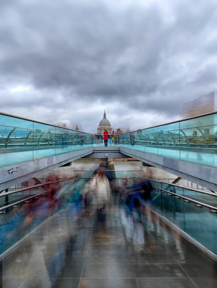London Bridge St Paul's View by Colin Dixon — canvas wall art