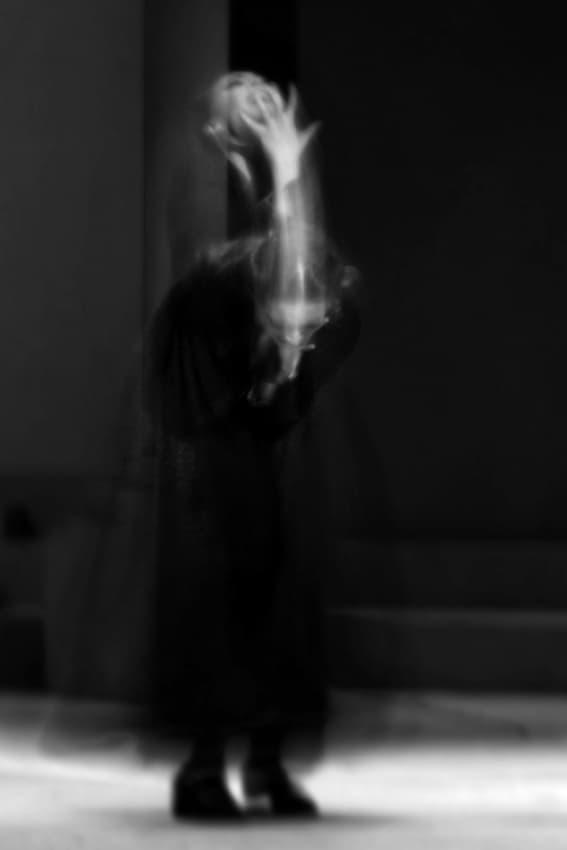 Expressive Blurred Figure by Jure Kravanja — canvas wall art