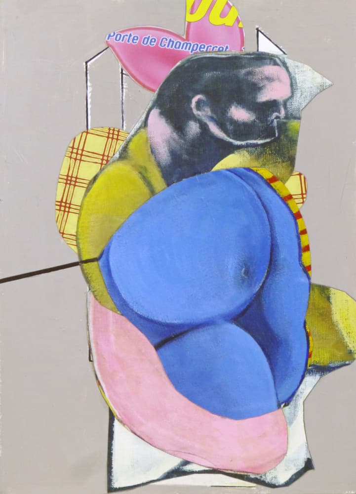 Colorful Urban Figure by Pascal Marlin — canvas wall art