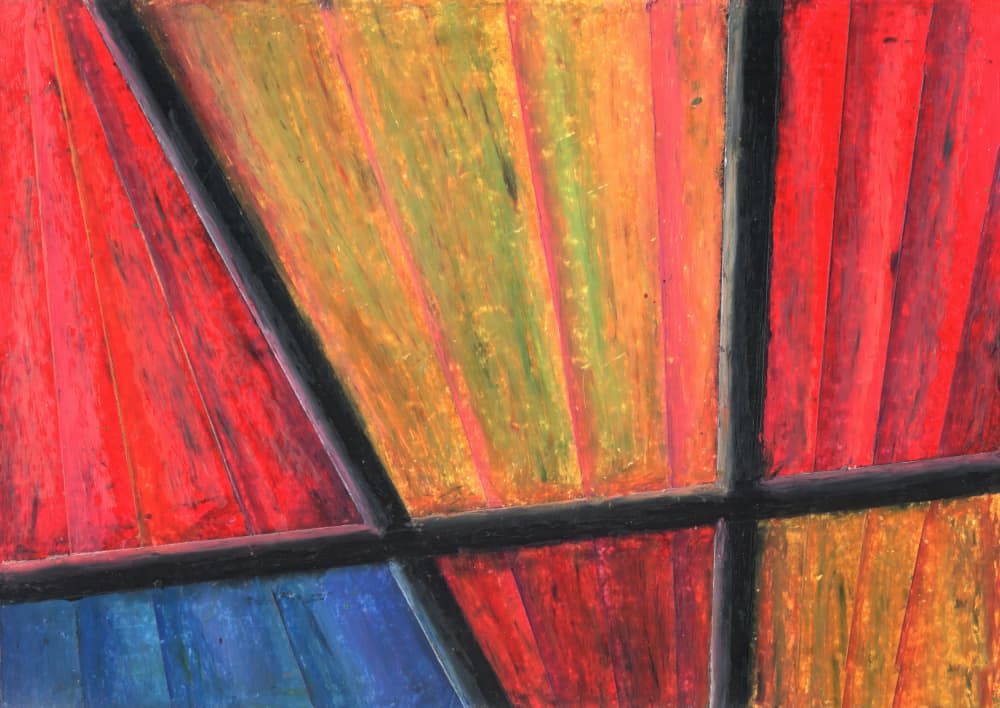 Vibrant Geometric Hues by Kulik — canvas wall art
