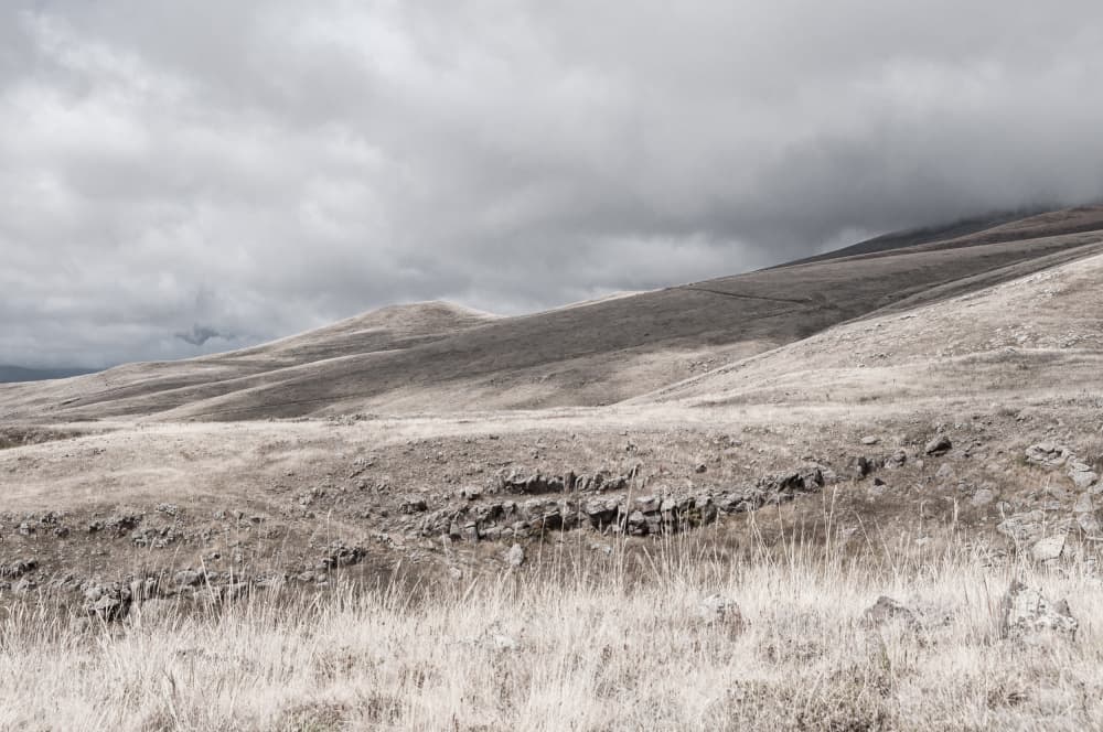Quiet Mountain Landscape by Photolovers — canvas wall art