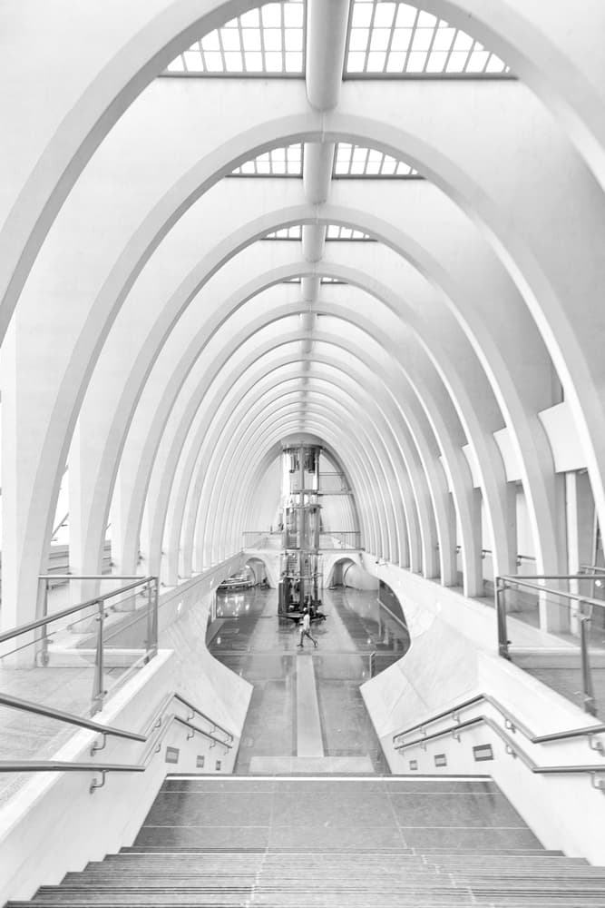 Modern Arches Hallway by Massimo Della Latta — canvas wall art
