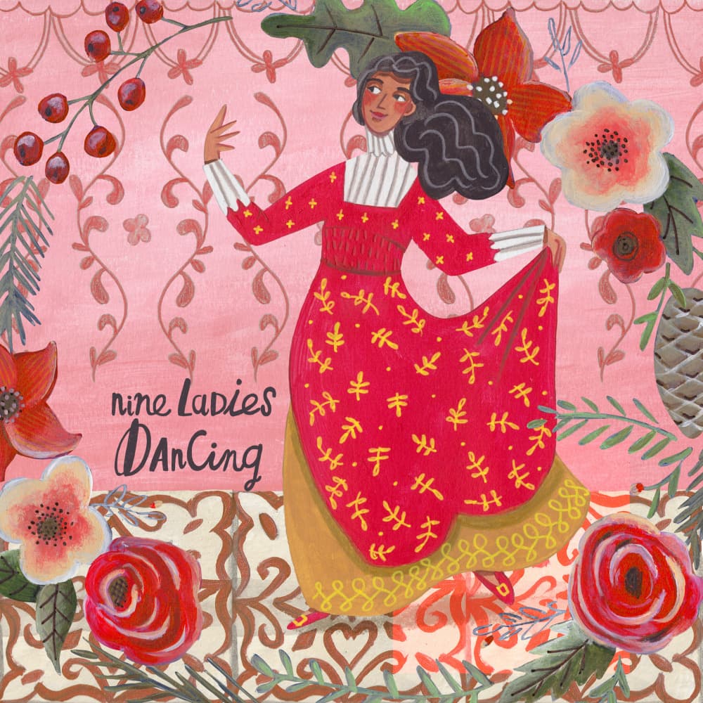 Nine Ladies Dancing by Caroline Bonne Müller — canvas wall art