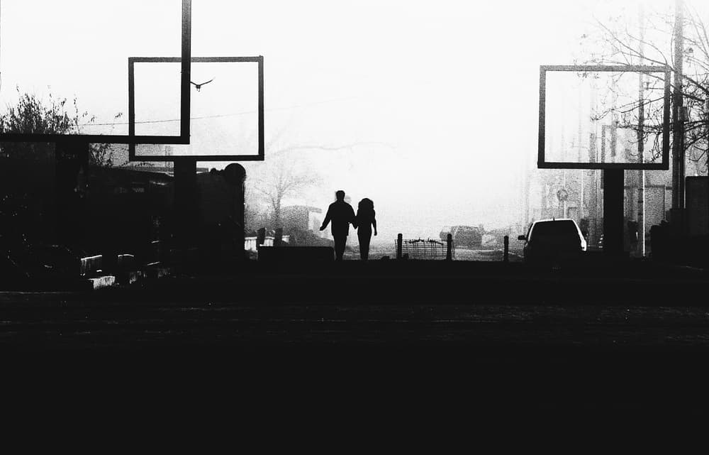 Silhouettes In The Mist by Bogdan Bouşcă — canvas wall art