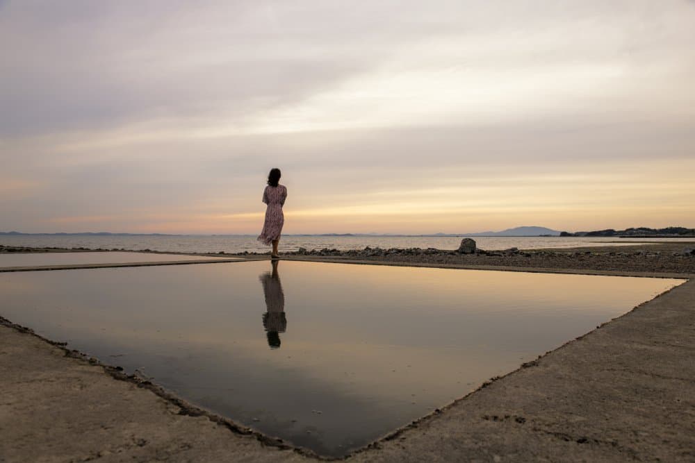Peaceful Sunset Reflection by Mi Young Choi — canvas wall art