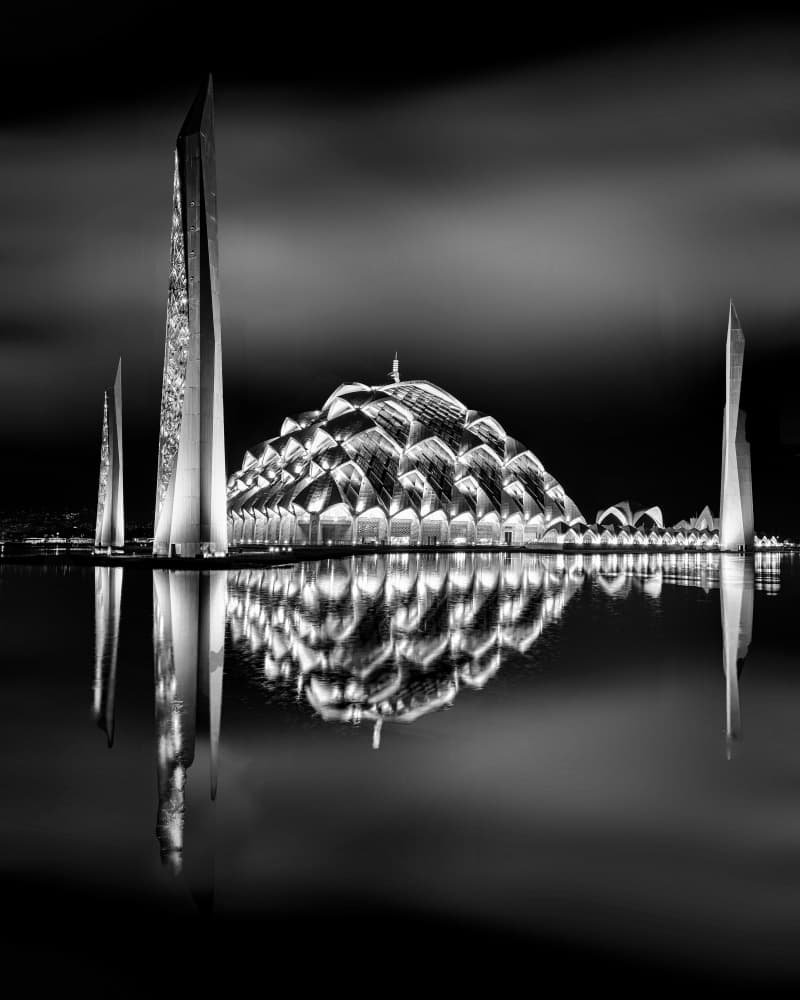 Modern Mosque Reflection by Antonyus Bunjamin (Abe) — canvas wall art