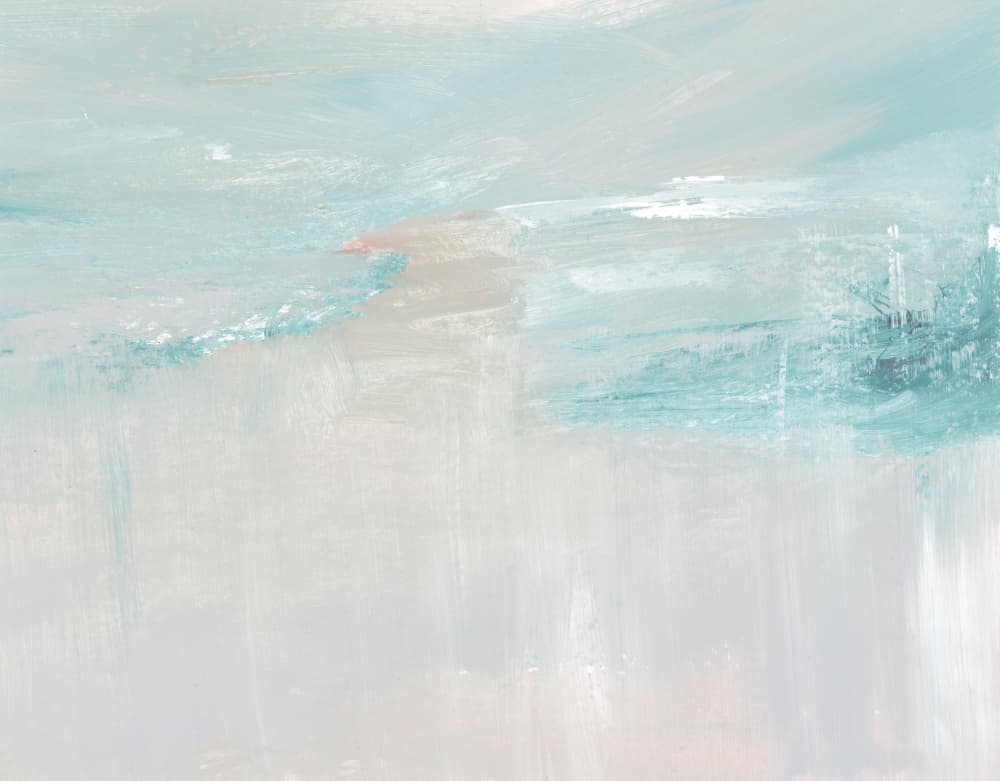 Soft Blue Horizon by Breanna Megan Studio — canvas wall art