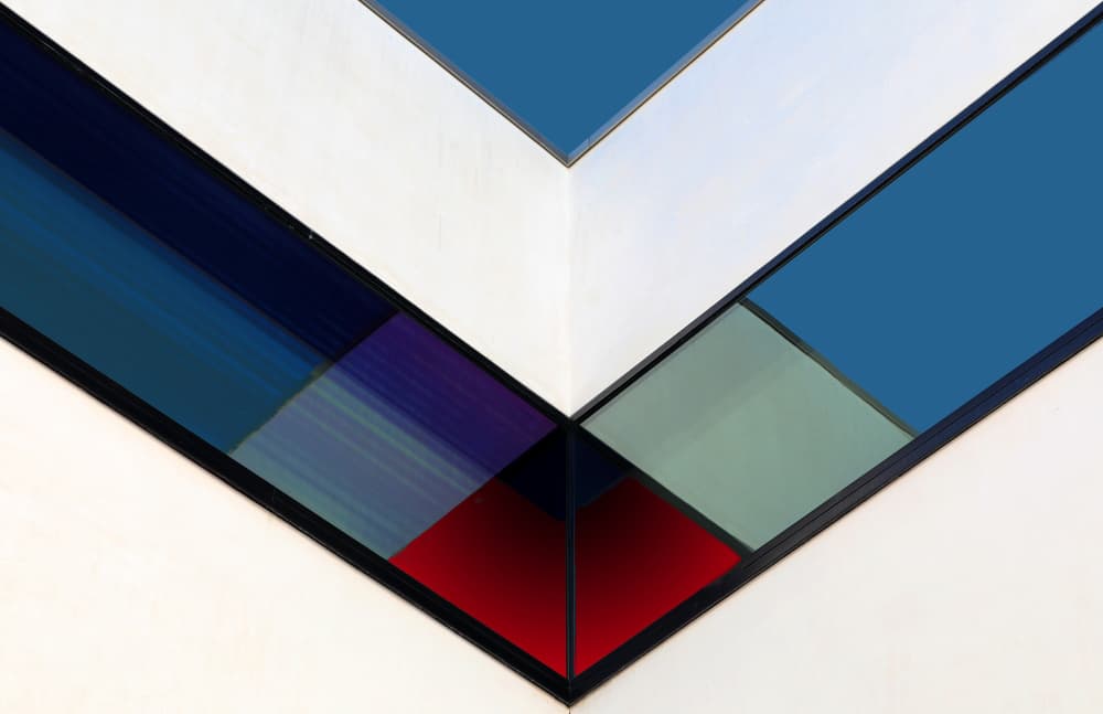 Modern Geometric Angles by Hans-Wolfgang Hawerkamp — canvas wall art