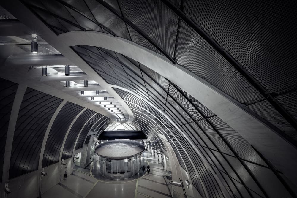 Sleek Modern Architecture by Michael Eßig — canvas wall art
