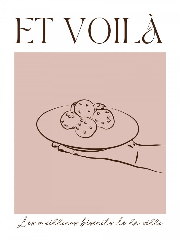 Et Voilà Biscuits by Ohkimiko — canvas wall art