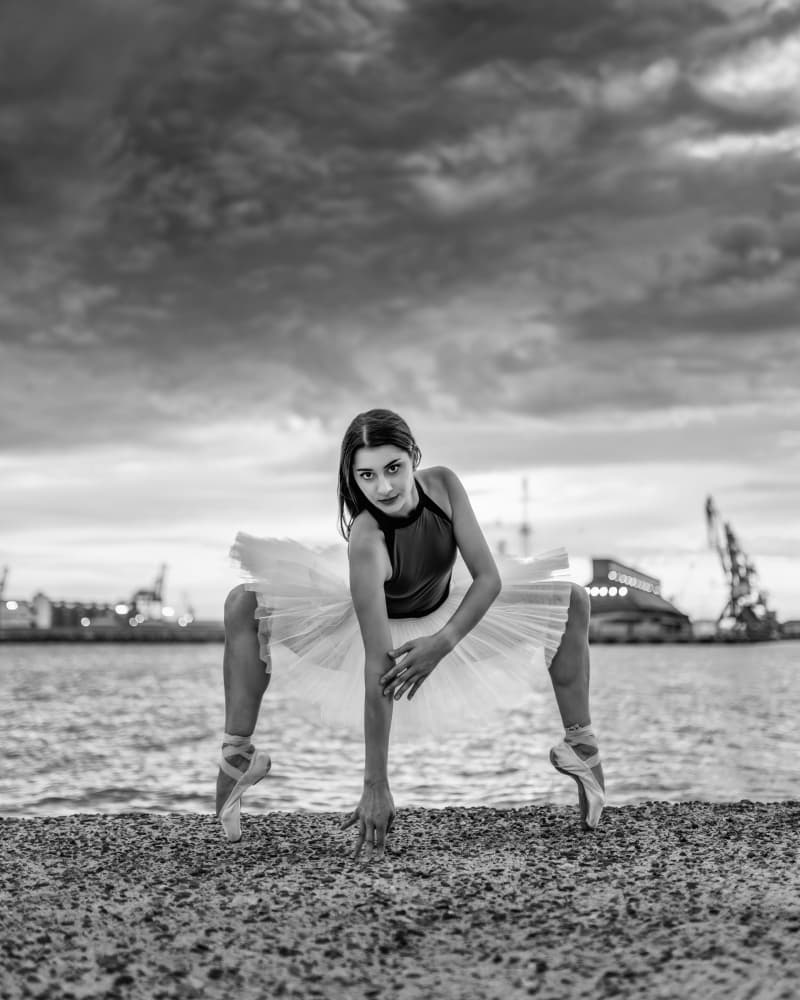 Dramatic Ballet by Water by Vasil Nanev — canvas wall art