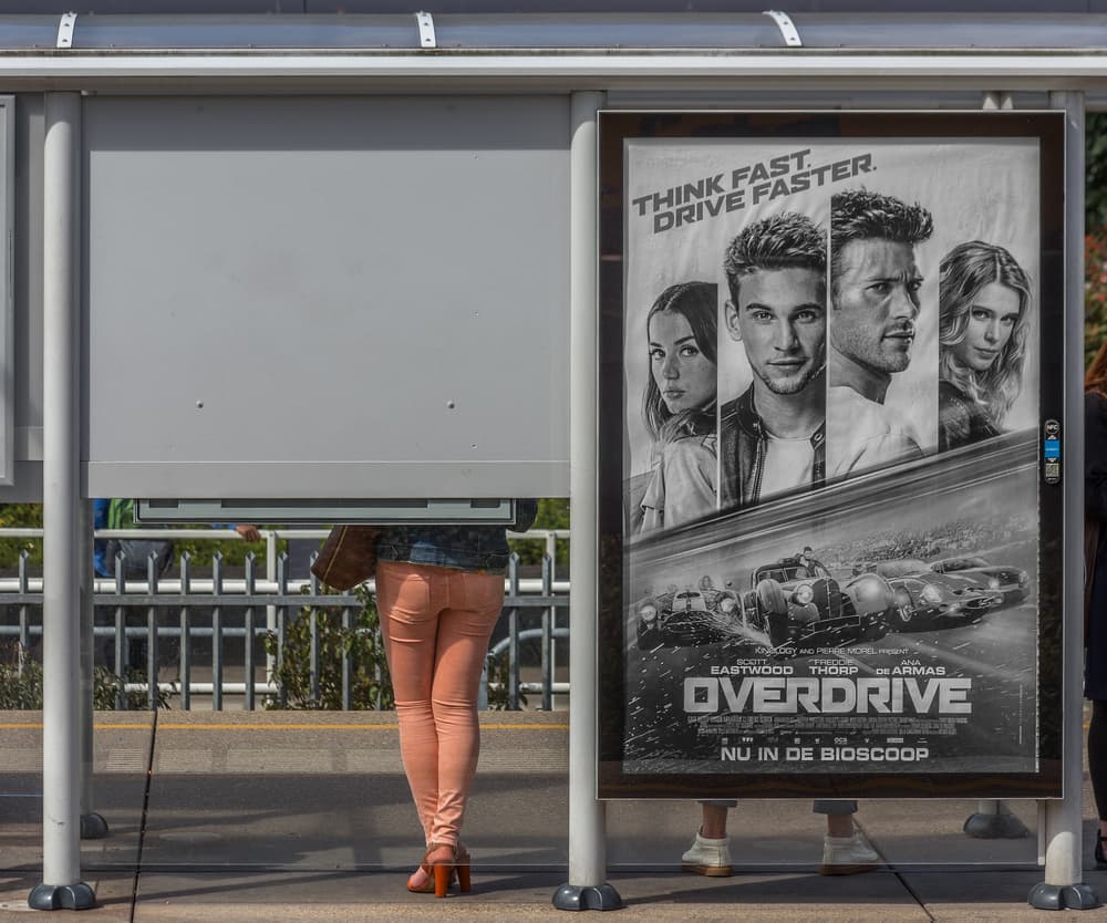 Urban Bus Stop Poster by Theo Luycx — canvas wall art