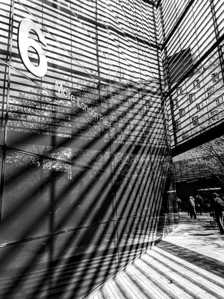Urban Shadow Play by Elizabeth Allen — canvas wall art