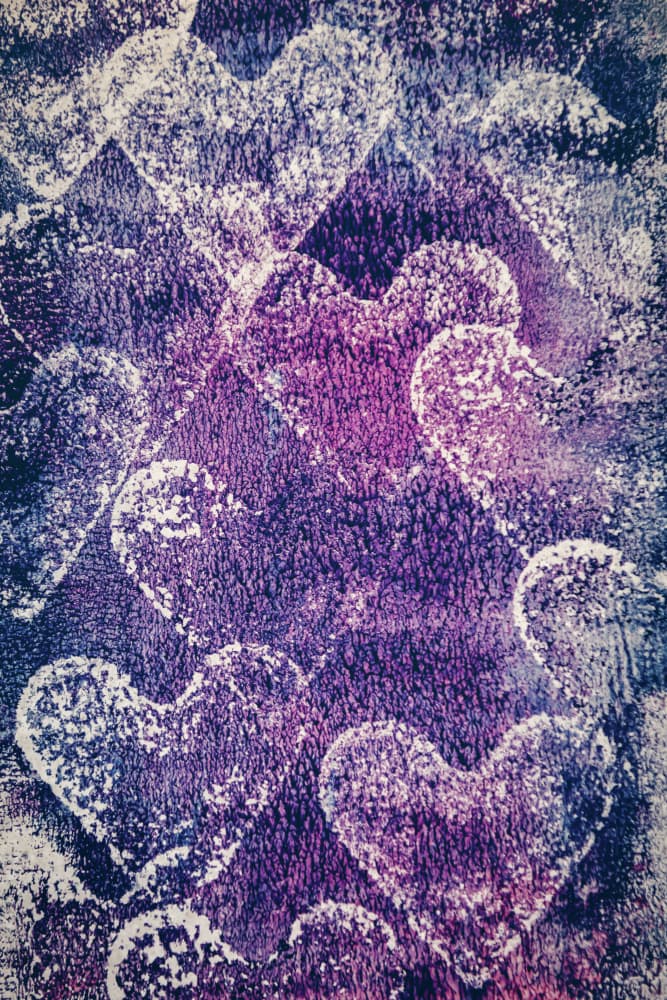 Textured Love Hearts by Tim Mossholder — canvas wall art
