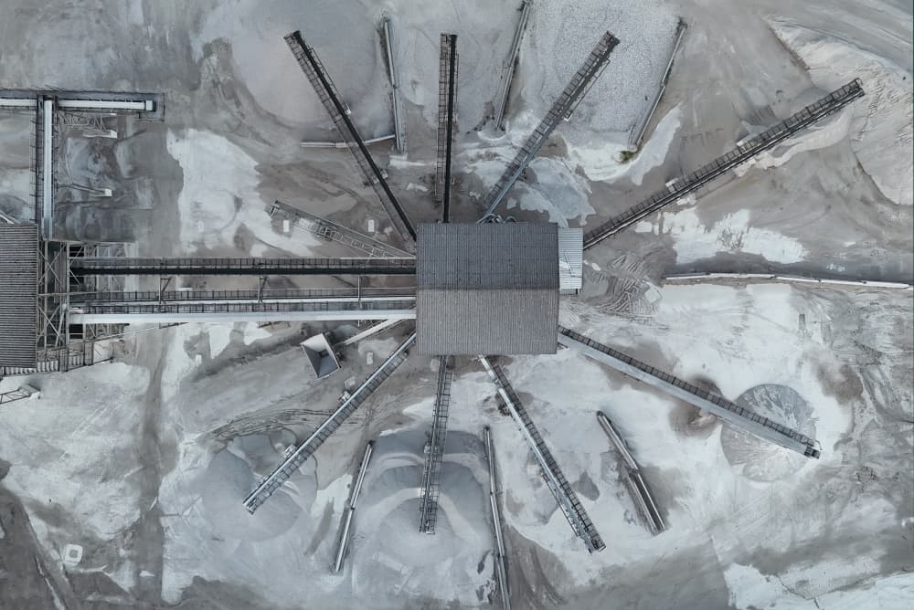 Mining Site Conveyor Pattern by Primož Kožuh — canvas wall art