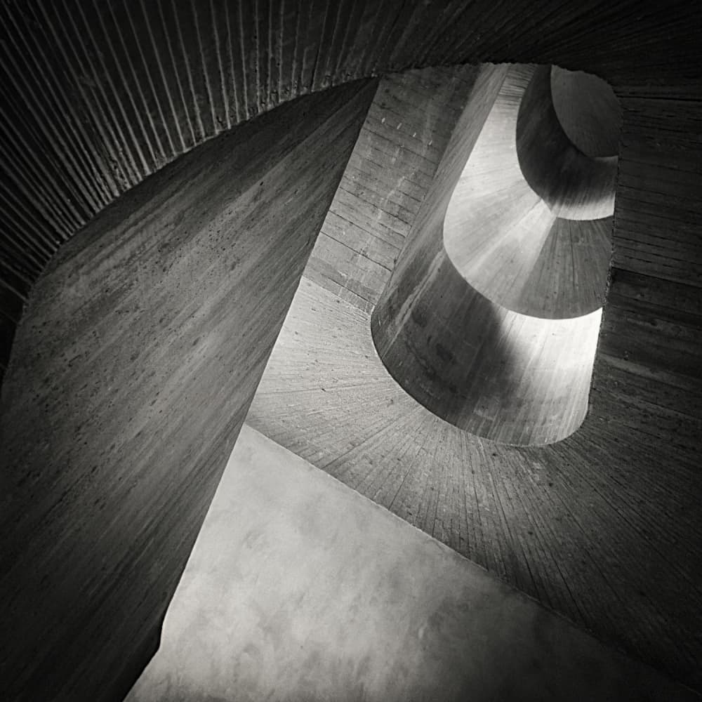 Abstract Concrete Forms by Holger Droste — canvas wall art