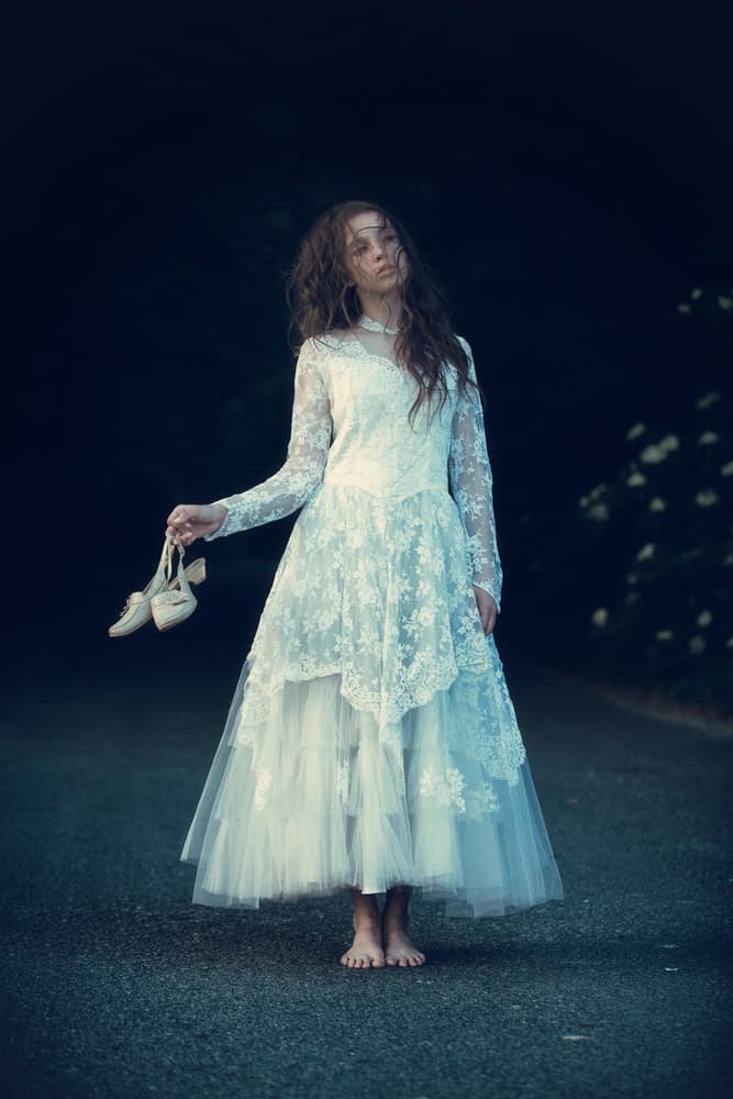 Lost Barefoot Bride by Magdalena Russocka — canvas wall art