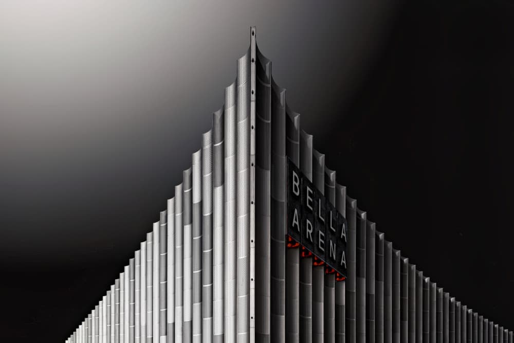 Bella Arena Architecture by Roland Weber — canvas wall art