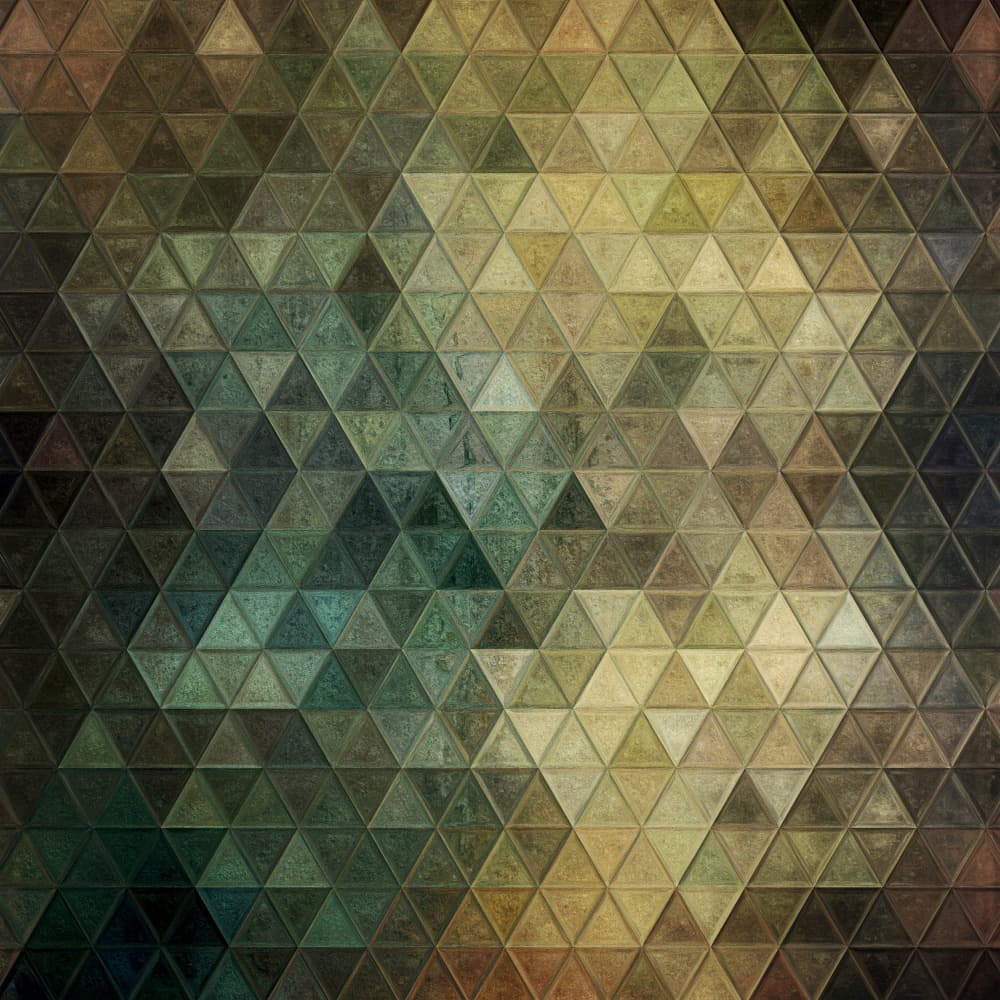 Textured Geometric Mosaic by Justyna Jaszke — canvas wall art