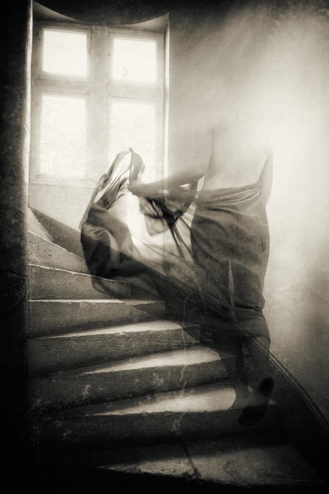 Ethereal Descent by Charlaine Gerber — canvas wall art