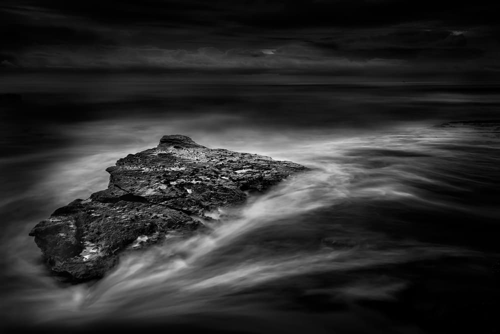 Dark Ocean Flow by Joshua Zhang — canvas wall art