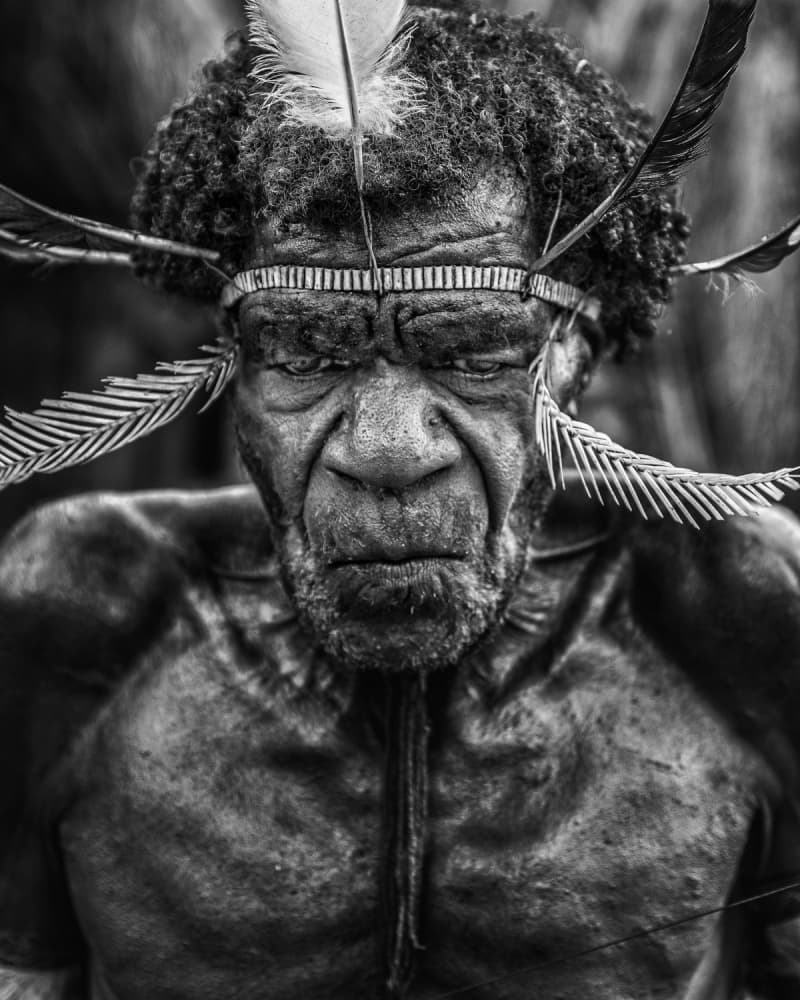 Dignified Tribal Elder by Pavol Stranak — canvas wall art