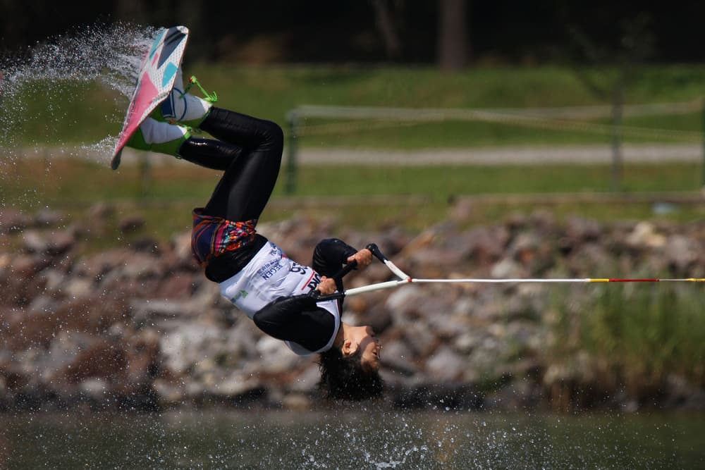 Dynamic Wakeboard Flip by Shin Woo Ryu — canvas wall art