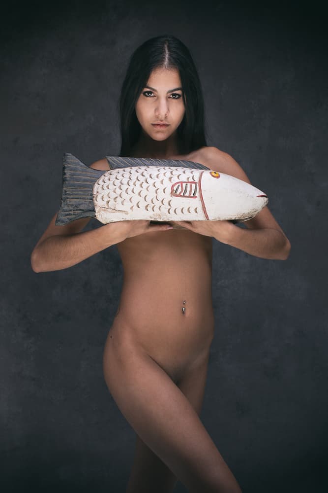 African fish by Joan Gil Raga — canvas wall art