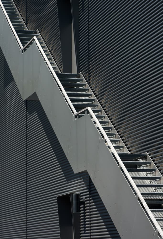 Geometric Metal Stairs by Streiff Marcel — canvas wall art