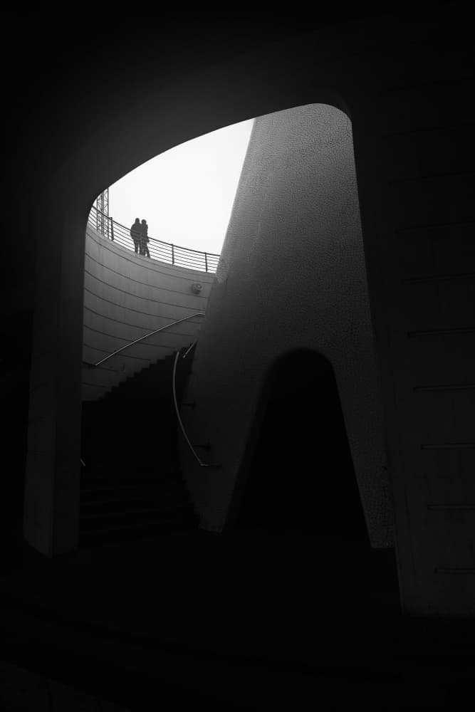 Modern Architecture Silhouettes by Gustavo Ribes — canvas wall art