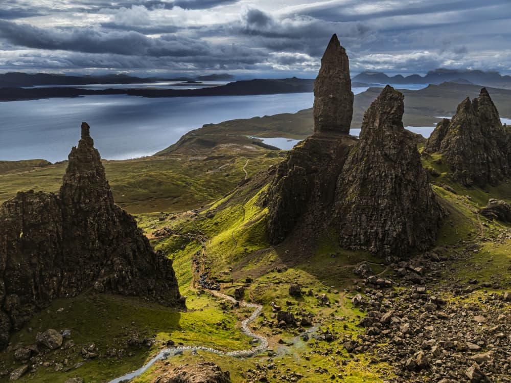 Dramatic Old Man Storr by Jure Kravanja — canvas wall art