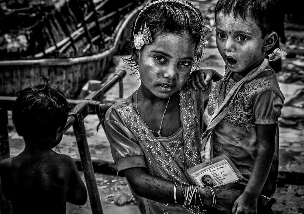Young Sisters Gaze by Joxe Inazio Kuesta Garmendia — canvas wall art