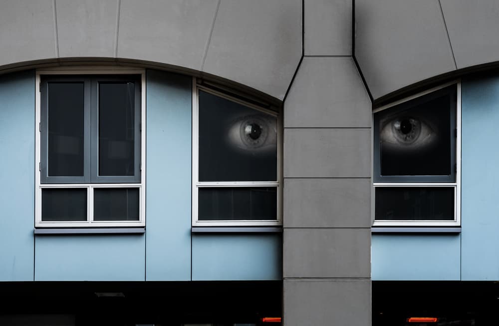 Watchful Building Eyes by Henk van Maastricht — canvas wall art