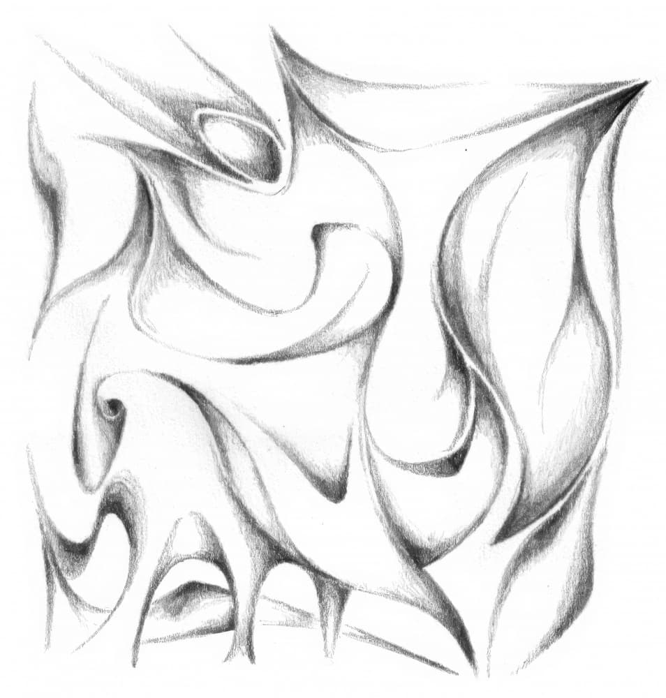 Dynamic Organic Flow by Kulik — canvas wall art