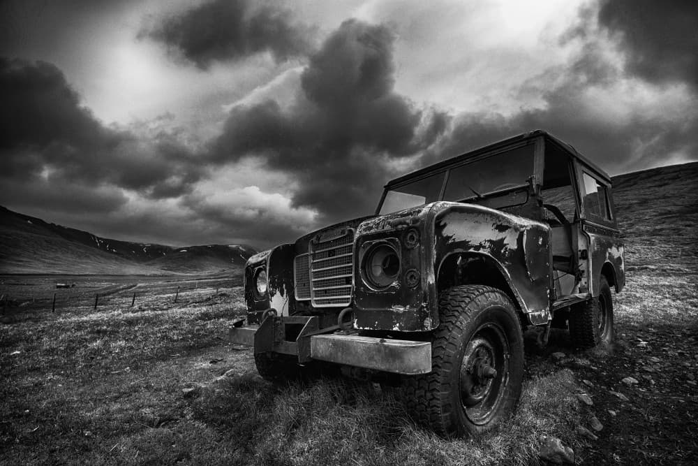 Forgotten Off-Roader by Þorsteinn H. Ingibergsson — canvas wall art