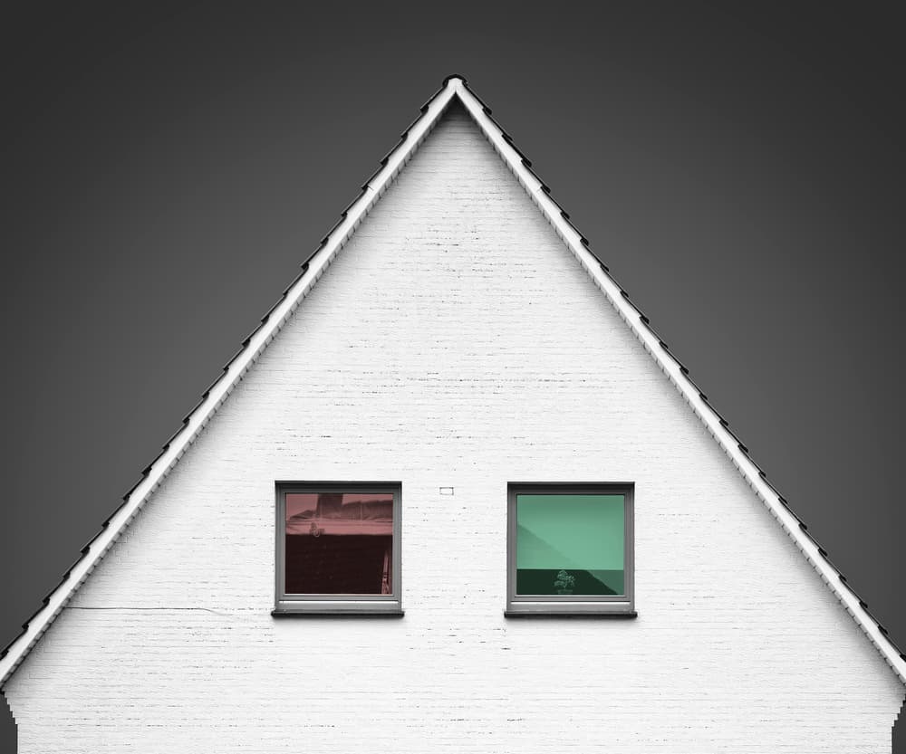 Colorful Gable Windows by Zhou Chengzhou — canvas wall art