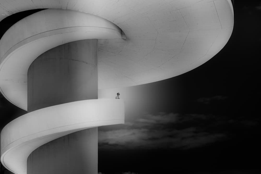 Modern Spiral Architecture by Olavo Azevedo — canvas wall art